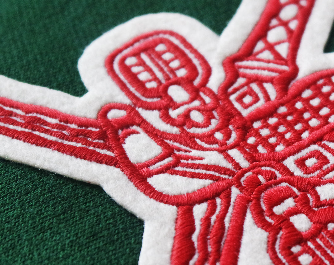 FELPE con patches applicate a mano