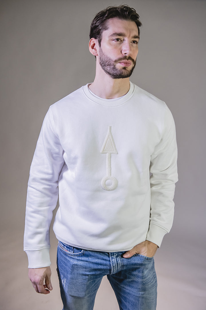 WHITE ARROW | Felpa